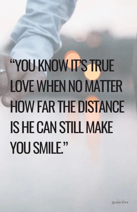 Distance love quotations