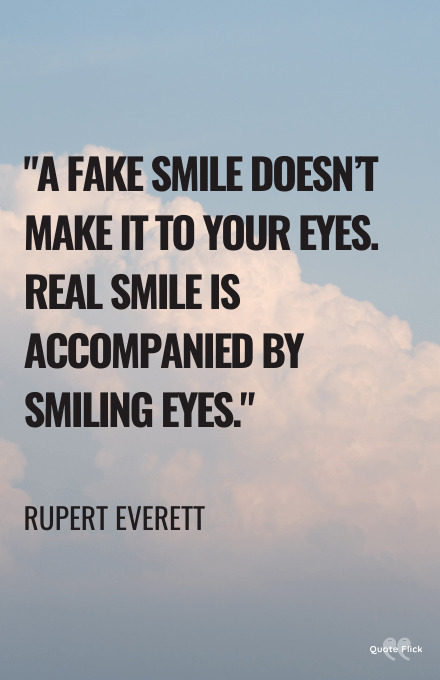 Fake smiling quotes