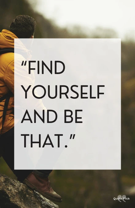 Finding yourself quotes