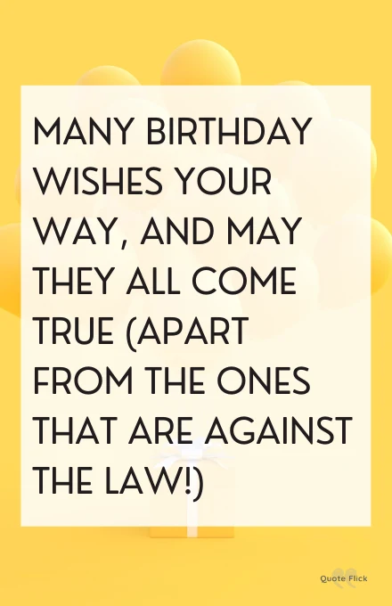 Funny birthday messages