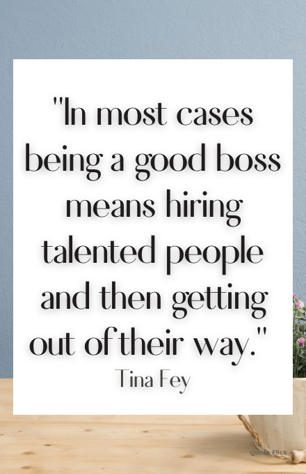 Good boss quotes sayings