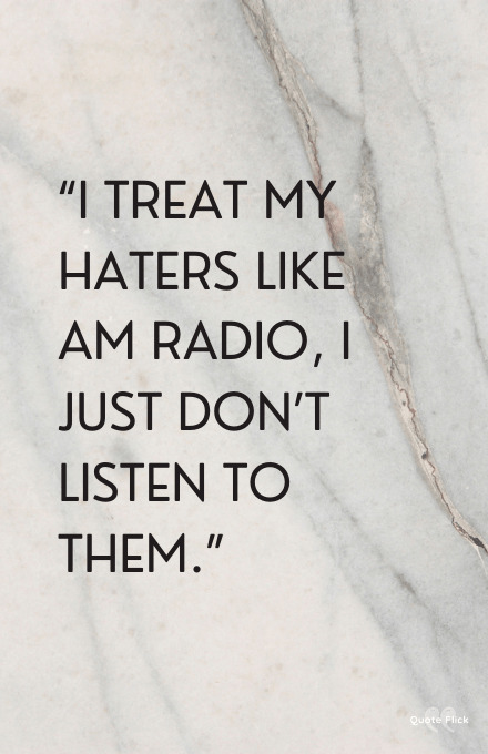 Good quotes about haters