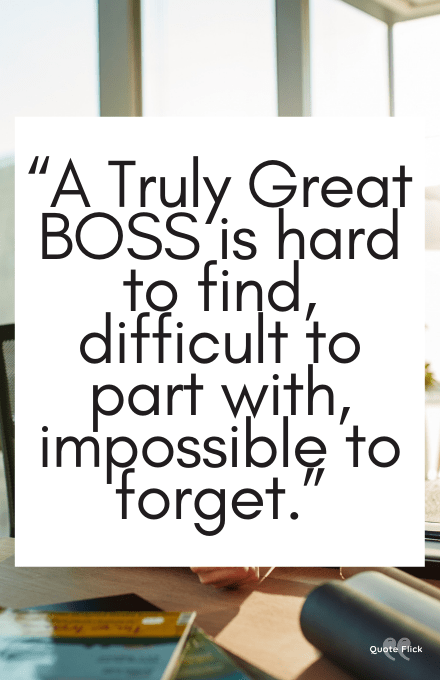 Great boss quote