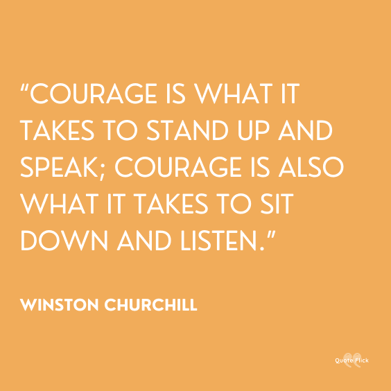 Having courage quotes
