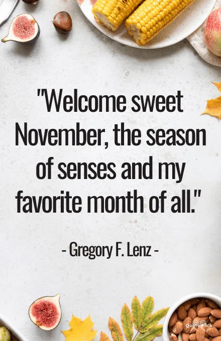 Hello November quotes