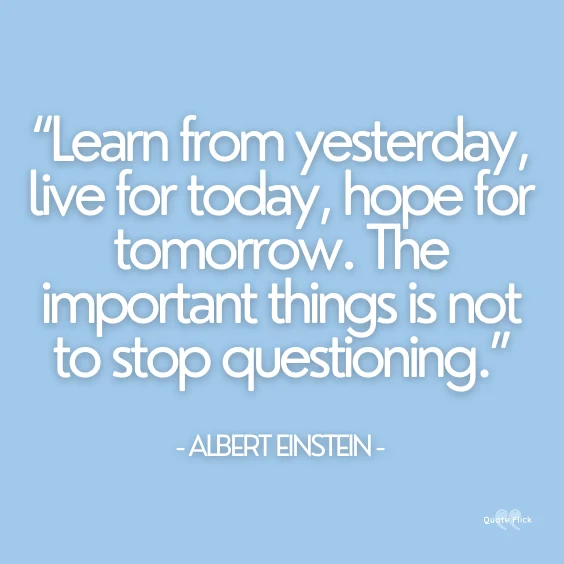 Hope for tomorrow quote