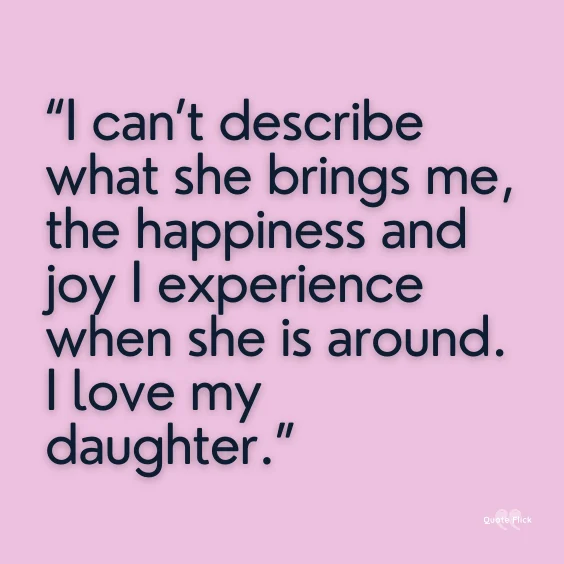 I love my daughter quotes