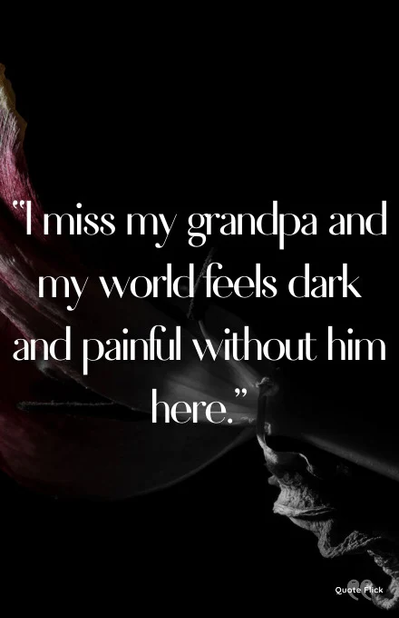 I miss my grandpa quotes