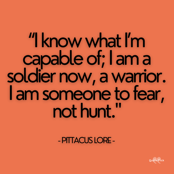 I'm a warrior quotes
