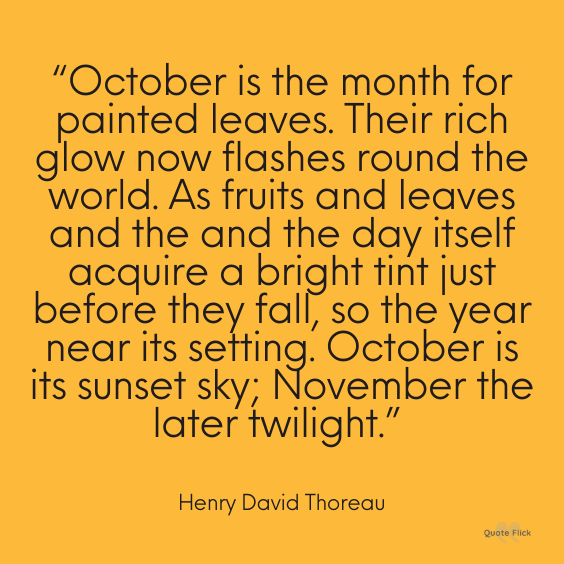 Inspiring quote October
