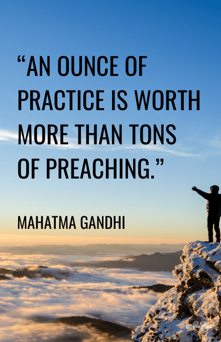 Lead by example quotes gandhi