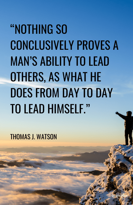 Lead by example quotes