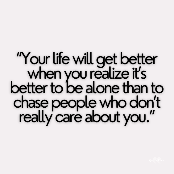 Life alone quotes
