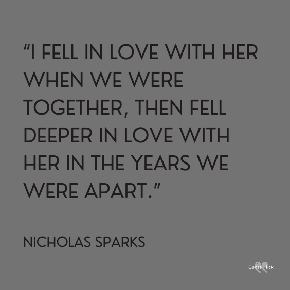 Love and distance quotes
