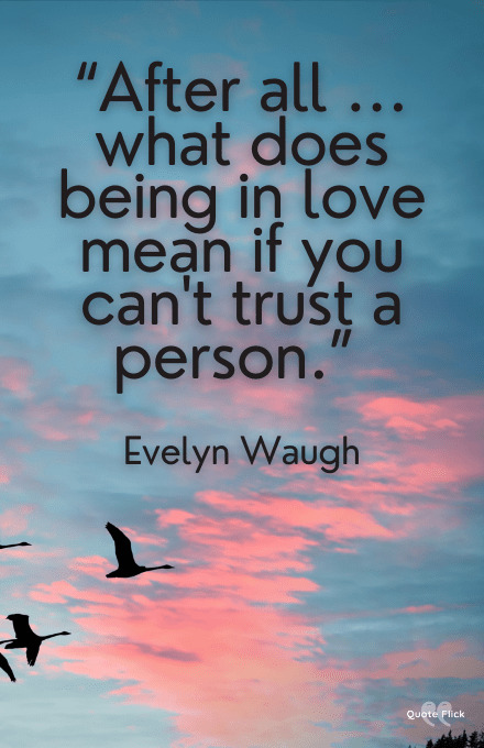 Love and trust quote