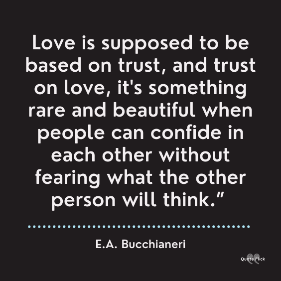 Love and trust quotes for relationships