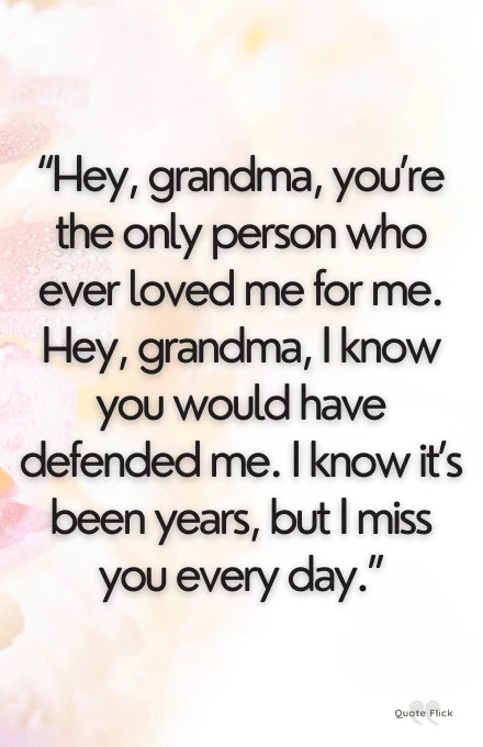 Miss you grandma quote
