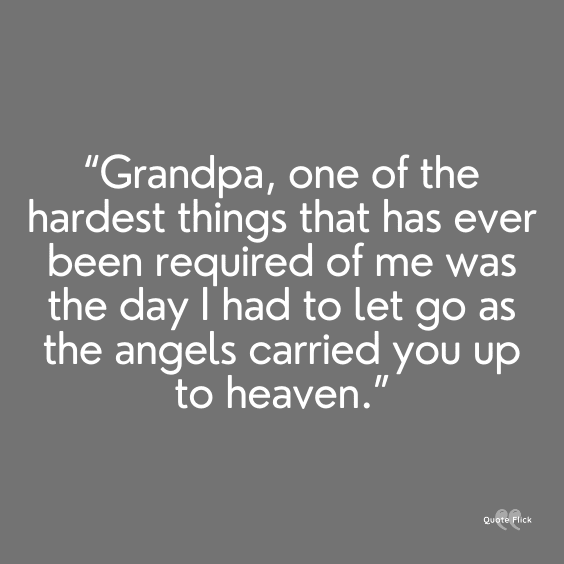 Missing you is hard grandpa quote