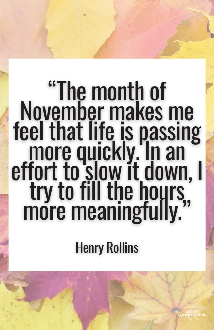 November month quotes
