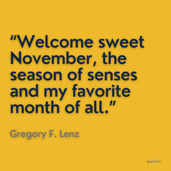 November quotations