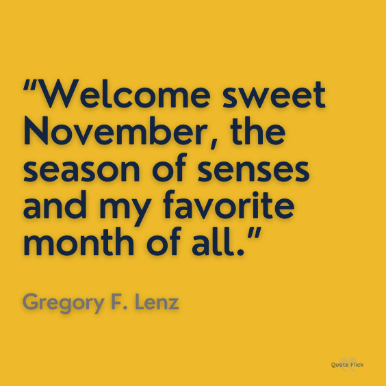 November quotations