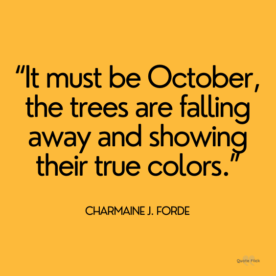 October phrases