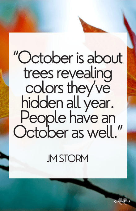 October quotes and sayings