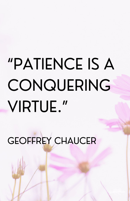Patience is a virtue quotes