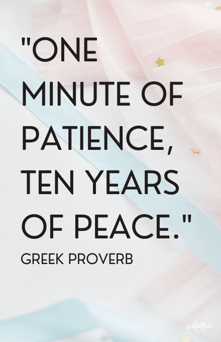 Patience proverbs