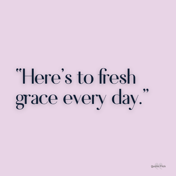 Phrase on grace