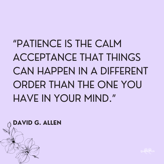 Phrases about patience