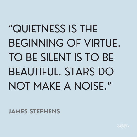 Quietness quote