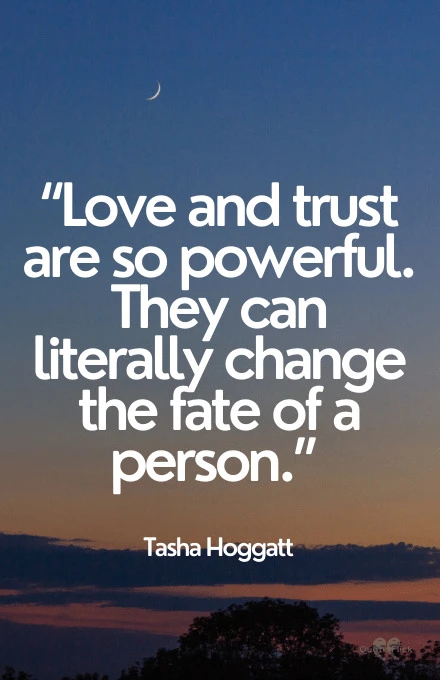 Quotation about love and trust