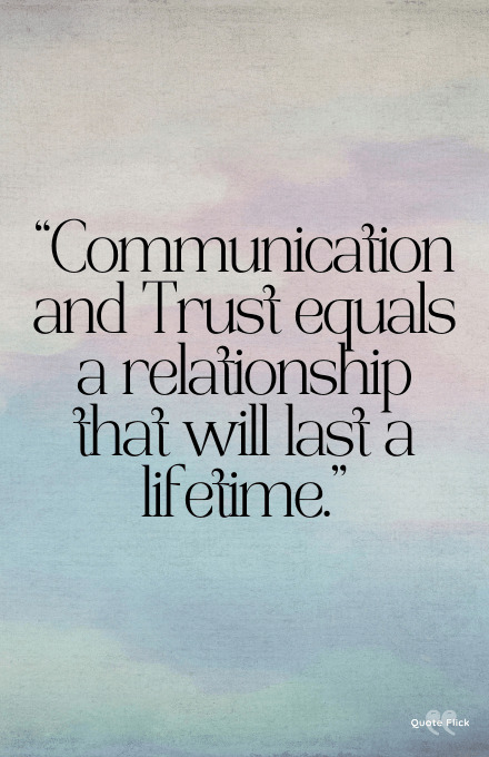 Quotation about trust in a relationship 1