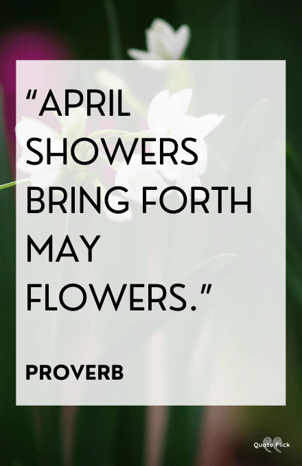 Quotations about April