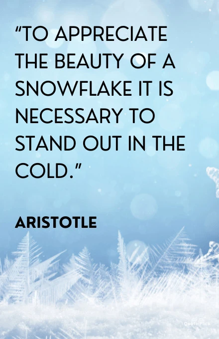 Quotations about cold weather