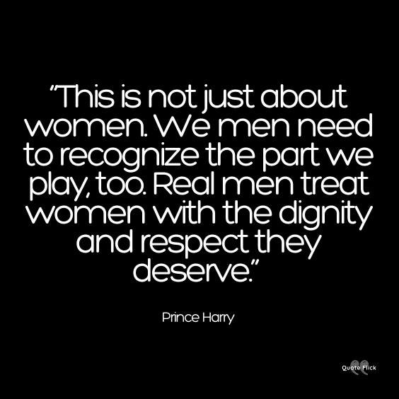 Quotations about respecting women