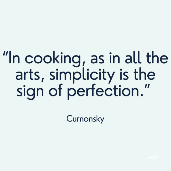 Quotations cooking