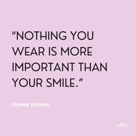 Quotations of smile