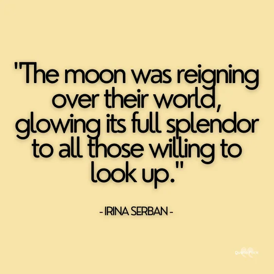 Quotations on moon