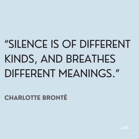 Quotations on silence