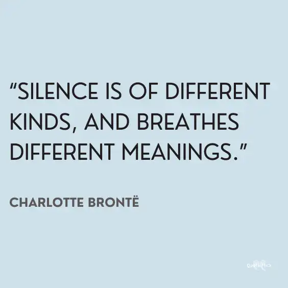 Quotations on silence