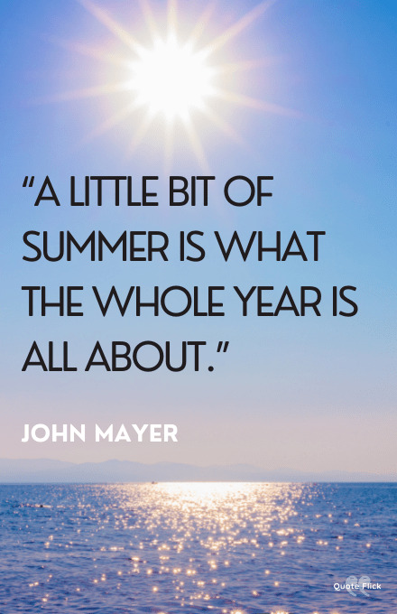 Quotations on summer