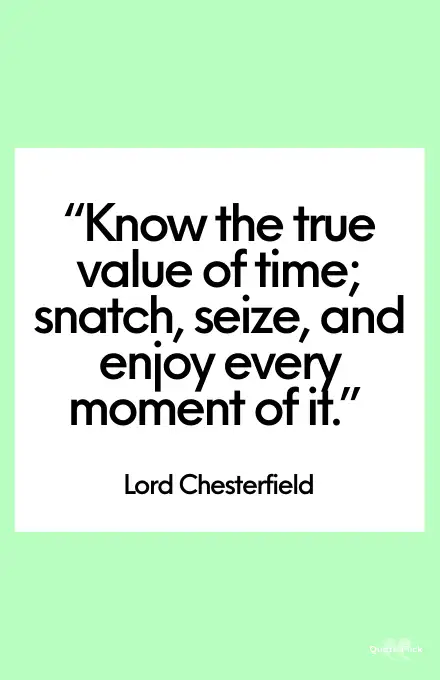 Quotations on value of time