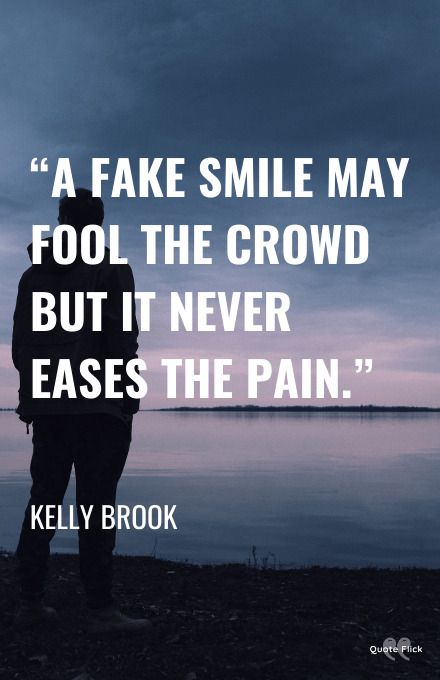 Quotes about fake smiles