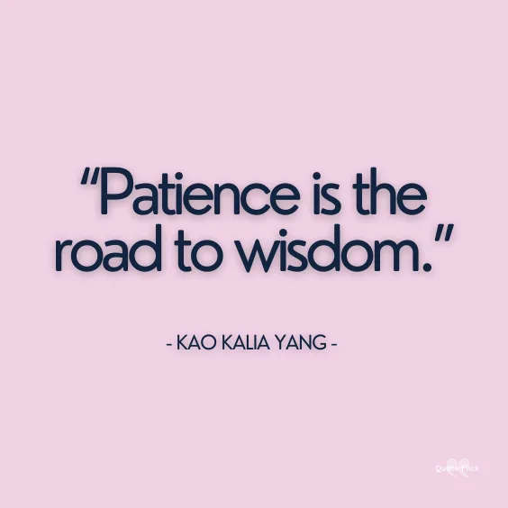 Quote about patience
