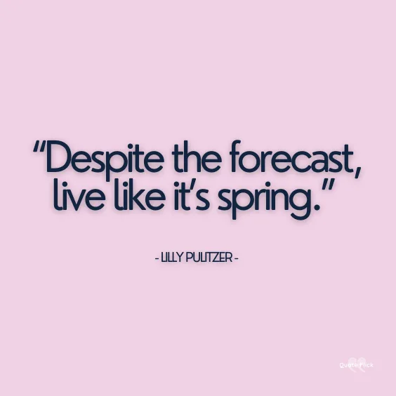 Quote about spring