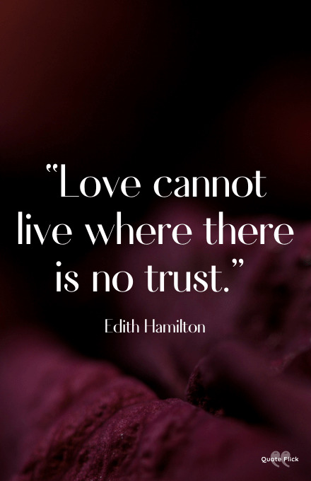 Quote about trust and love