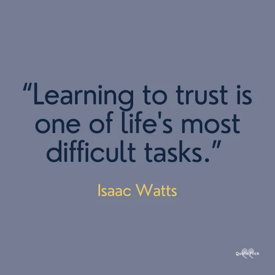 Quote about trust in a relationship