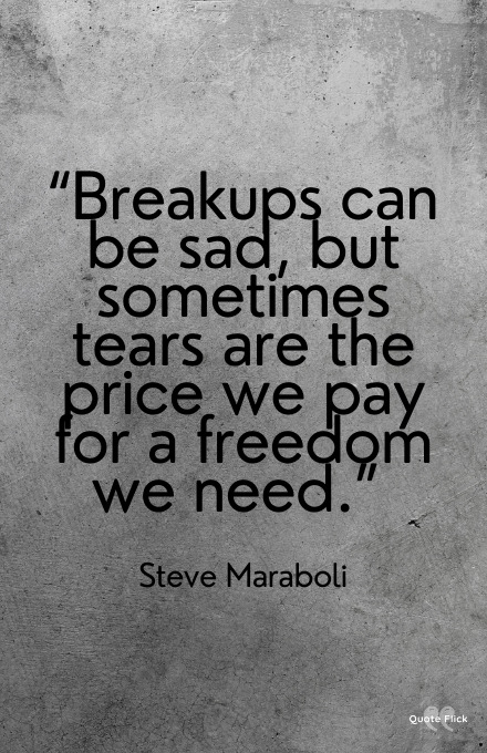 Quote after a breakup